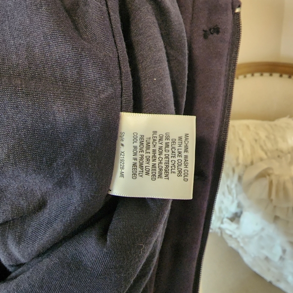 Material Girl Navy Blue Poncho Vest Size Large - Picture 6 of 10